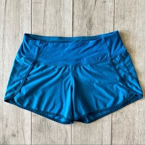 Lululemon 4” inseam Teal Speed Short size 4